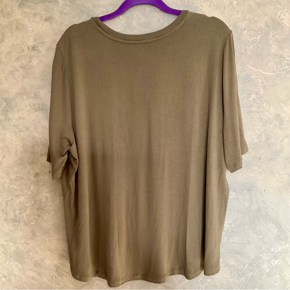 Universal Standard Avro Cupro Mix Tee - Picture 3 of 6